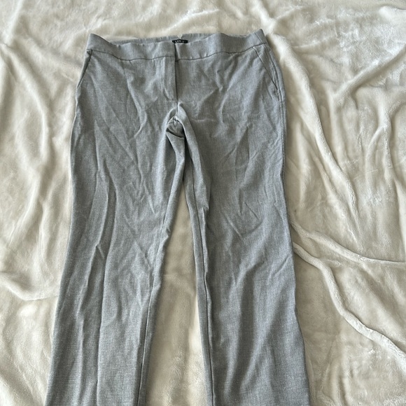 LIKE NEW LOFT MARISSA GREY SLACKS SIZE 14 - Picture 1 of 3